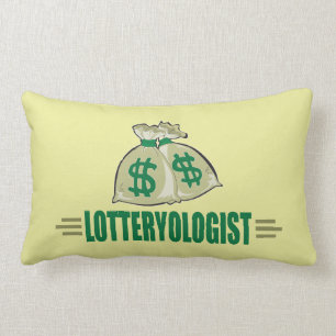 Gewinnen Sie die Lotterie! Funny Lottery Player Lendenkissen