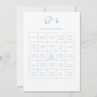 Gewinnen Sie die Pooh Finden Sie die Guest Bingo C Einladung