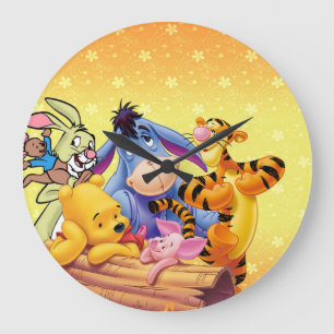 Gewinnen Sie die Pooh Kids - Acrylmauer Große Wanduhr