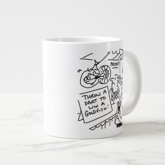 Gewinnen Sie einen Goldfish Fairground Darts Compe Jumbo-Tasse (Vorderseite Rechts)