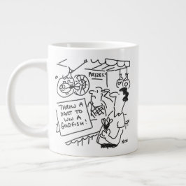 Gewinnen Sie einen Goldfish Fairground Darts Compe Jumbo-Tasse