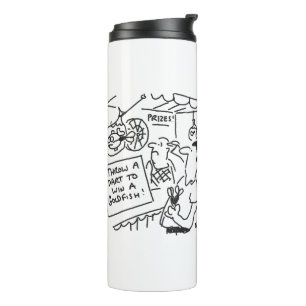 Gewinnen Sie einen Goldfish Fairground Darts Compe Thermosbecher