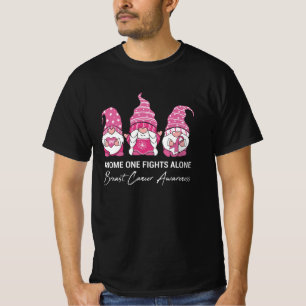 Gewinnen Sie einen Kampf allein Brustkrebs Bewusst T-Shirt