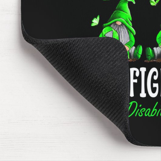 Gewinnen Sie einen Kampf allein Gehirnbehinderunge Mousepad (Ecke)