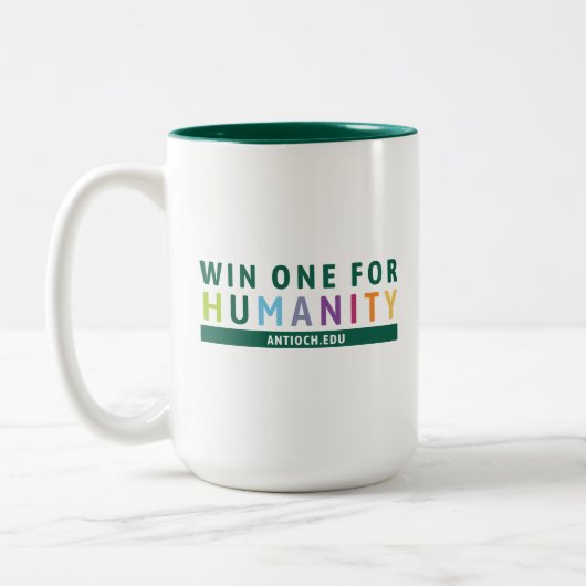 Gewinnen Sie eins für die Tasse der Menschheit | A (Links)