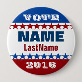 Gewinnen Sie Ihre Kampagne Button (Vorderseite)