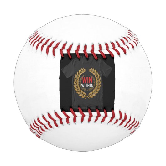 Gewinnen Sie innerhalb." " Baseball (Vorderseite)