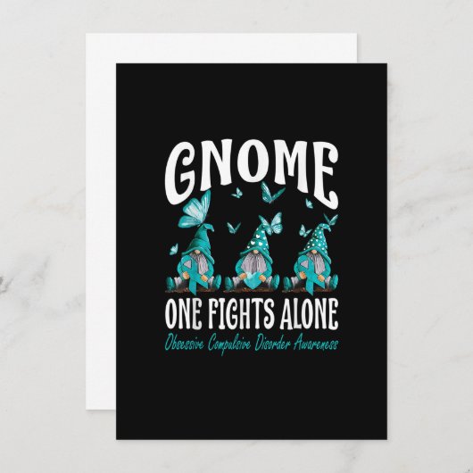 Gewinnen Sie nur gegen eine zwanghafte Zwangsstöru Einladung (Vorne/Hinten)