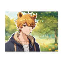 Gewinnen Sie Pooh Anime Typ V2 Postkarte