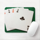 Gewinnende Asse der Handvier Mousepad (Mit Mouse)