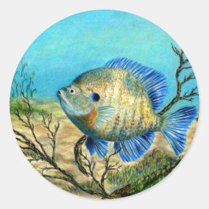 Gewinnende Kunst durch G. Barker - Grad 11 Runder Aufkleber