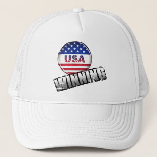 Gewinnende USA - Hut Truckerkappe