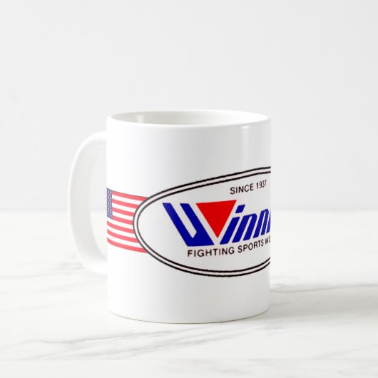 Gewinnende Verpacken-Gang-Tasse Kaffeetasse (Vorderseite Links)