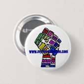 gewinnender Knopf mit Website Button (Vorne & Hinten)