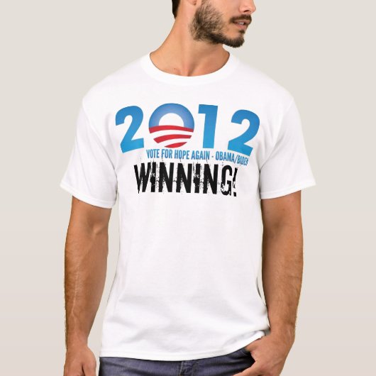 Gewinnender ObamaT - Shirt 2012 (Vorderseite)