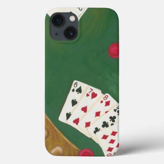 Gewinnender Poker übergibt sechs bis zehn Case-Mate iPhone Hülle (Rückseite)