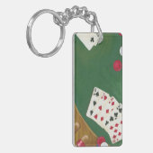 Gewinnender Poker übergibt sechs bis zehn Schlüsselanhänger (Vorderseite links)