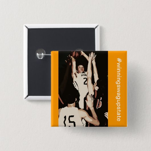 gewinnender Swag im Hinterland Button (Vorne & Hinten)