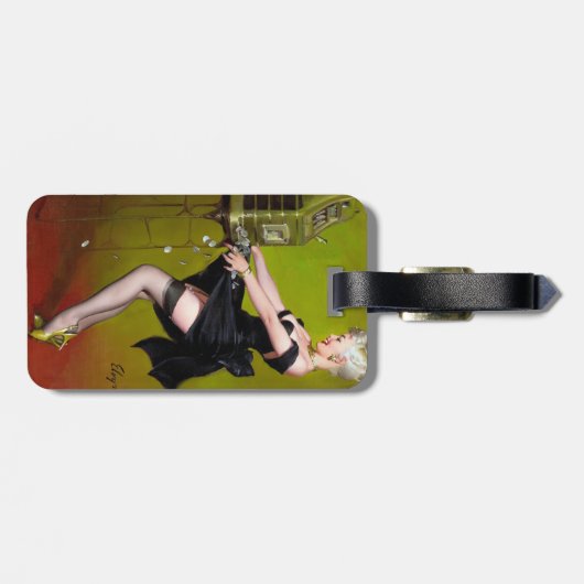 Gewinnendes Button oben Gepäckanhänger (Rückseite horizontal)