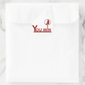 Gewinner - Aufkleber (Tasche)