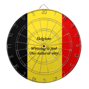 Gewinner aus Belgien Dartscheibe