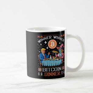 Gewinner Bitcoin Dinner Ugly Trump Xmas Sweat Kaffeetasse