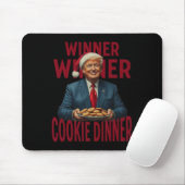 Gewinner Cookie Dinner Funny Trump 2024 47. Mousepad (Mit Mouse)