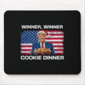 Gewinner Cookie Dinner Funny Trump 2024 47. Mousepad (Vorne)