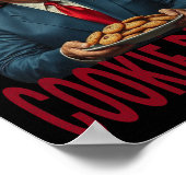 Gewinner Cookie Dinner Funny Trump 2024 47. Poster (Ecke)
