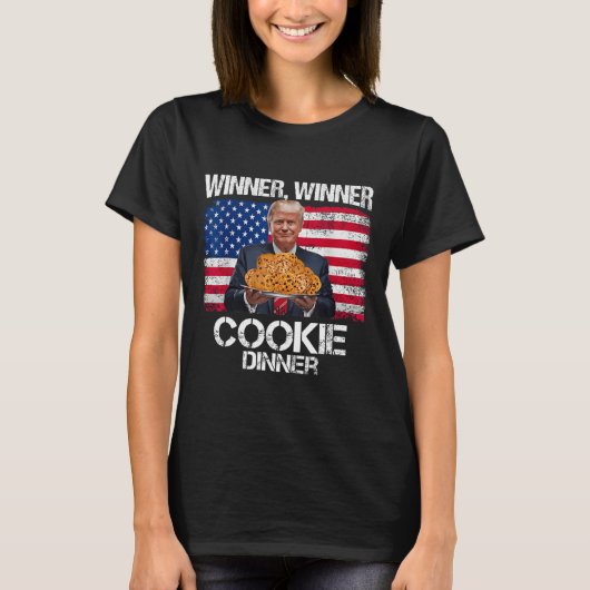 Gewinner Cookie Dinner Funny Trump 2024 47. T-Shirt (Vorderseite)