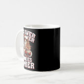 Gewinner Cookies Abendessen Santa Funny Trump Chr Kaffeetasse (Vorderseite Links)