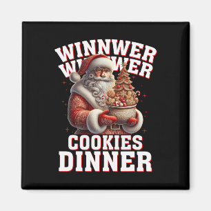 Gewinner Cookies Abendessen Santa Funny Trump Chr Magnet