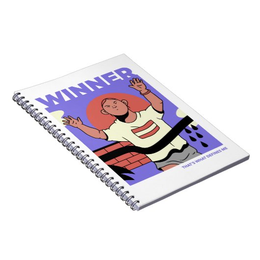 Gewinner Das ist es, was mich bestimmt Notizblock (Rechte Seite)