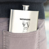 Gewinner der Edelstahlflasche Flachmann (Beispiel)