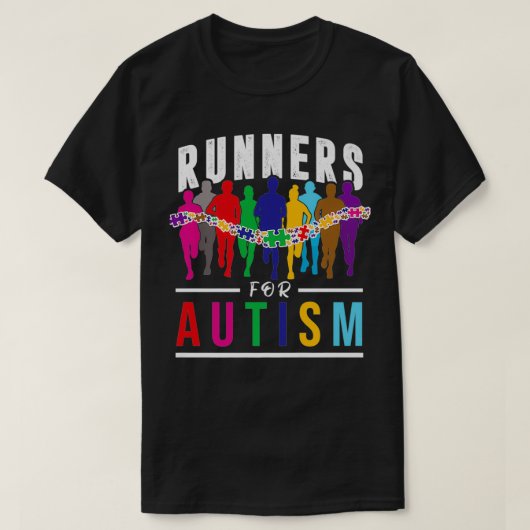 Gewinner des Autismus-Aufklärungsrennen T-Shirt (Design vorne)