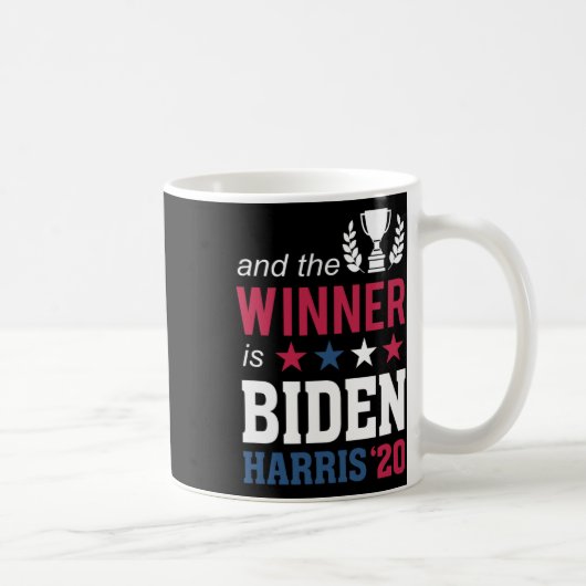 Gewinner des Champions Präsident Joe Biden Kamala Kaffeetasse (Rechts)