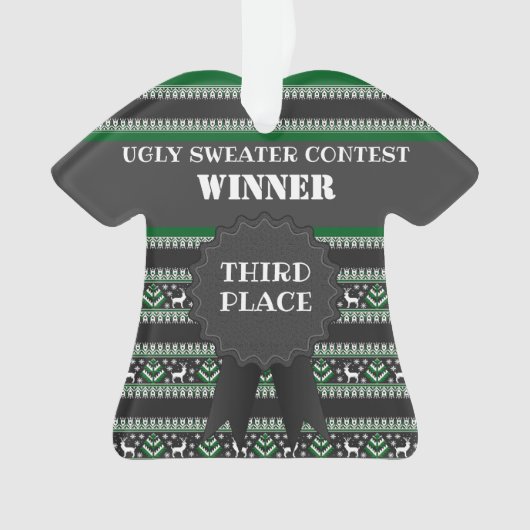 Gewinner des dritten Platzes des Ugguler Weihnacht Ornament (Vorderseite)