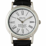 Gewinner des Frauenwettbewerbs Armbanduhr<br><div class="desc">Eine Armbanduhr für den Damensieger eines Wettbewerbs oder Turniers,  die als Auszeichnung für die Frau,  die die Wettbewerbsgewinnerin ist,  konzipiert wurde. Gewinner Trophäenuhr. Fügen Sie den Namen des Empfängers sowie den Wettbewerb und andere Details,  die Sie wählen. Römische Zahlen auf weißem Hintergrund.</div>