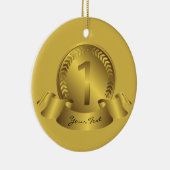 Gewinner des Gold Medal & Custom Text Award Keramik Ornament (Rechts)