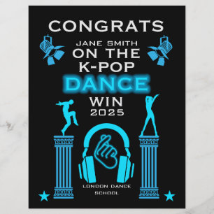 Gewinner des K-Pop Tanzwettbewerbs Glückwunsch