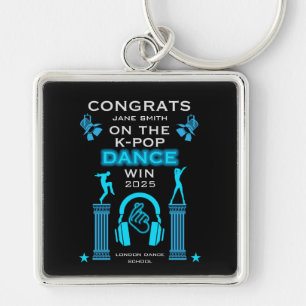 Gewinner des K-Pop Tanzwettbewerbs Glückwunsch Schlüsselanhänger
