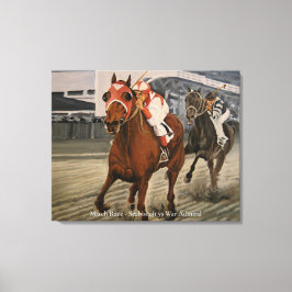 Gewinner des klassischen Race Horses Leinwanddruck