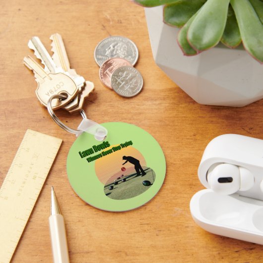 Gewinner des Lawn Bowls, Keyring Schlüsselanhänger (Schreibtisch)