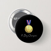 Gewinner des Pi Day Contests - Pi Champion - Gesch Button (Vorne & Hinten)