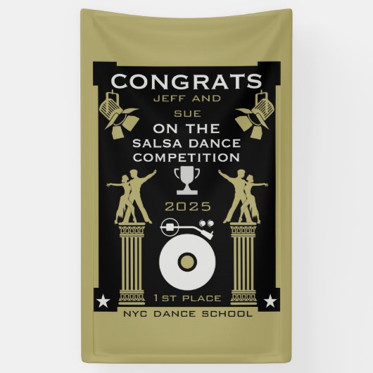 Gewinner des Salsa Dance Competition Banner (Vertikal)