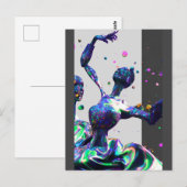 Gewinner des Synthographic Ballet Postkarte (Vorne/Hinten)