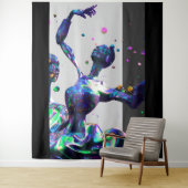 Gewinner des Synthographic Ballet Wandteppich (Beispiel)