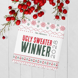 Gewinner des Ugg Sweater Contest Magnet