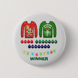 Gewinner des Uggge Christmas Sweater Wettbewerbs C Button