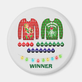 Gewinner des Uggge Christmas Sweater Wettbewerbs C Magnet